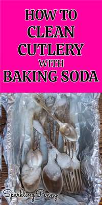 How To Clean Cutlery With Baking Soda (or bicarbonate of soda)